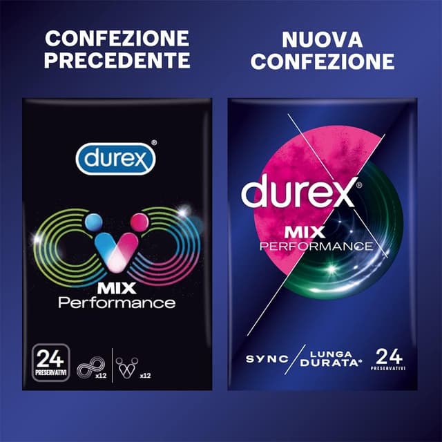Thumbnail 1 de Durex Mix Performance 24 preservativi
