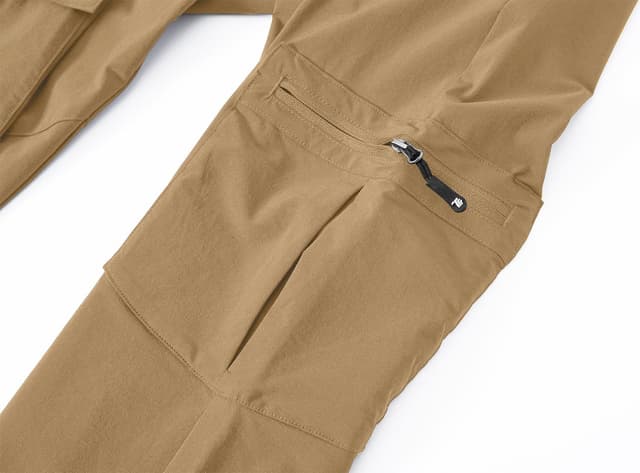 Detalle 2 de YSENTO Women’s Hiking Pants (Lightweight Stretch, Quick Dry, UPF 50+, 6 Pockets)