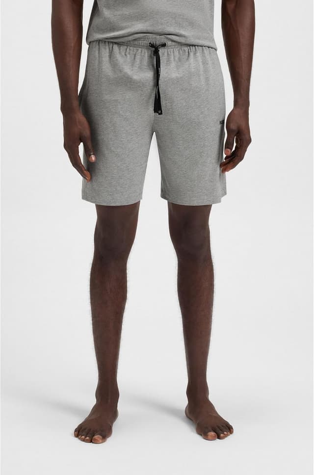 Detalle de BOSS Homme Mix&Match Short CW en coton stretch à logo brodé