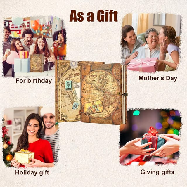 Thumbnail 7 de My Adventure Book Scrapbook – Álbum Retro para Viajes y Recuerdos 📖