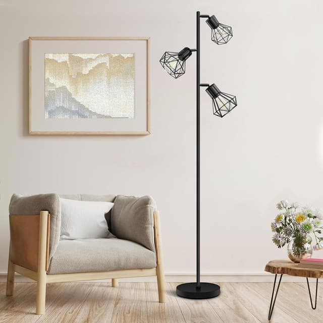 Detalle 2 de BBHome Industrielle Stehlampe