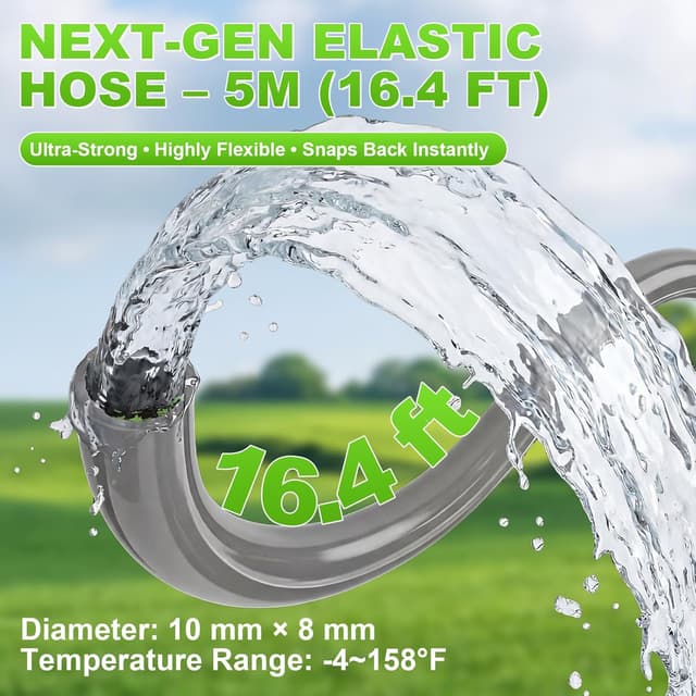 Detalle 2 de VOERJIA 21V Cordless Pressure Washer with LED Battery Display (Up to 1000 PSI) & 6-in-1 Nozzle