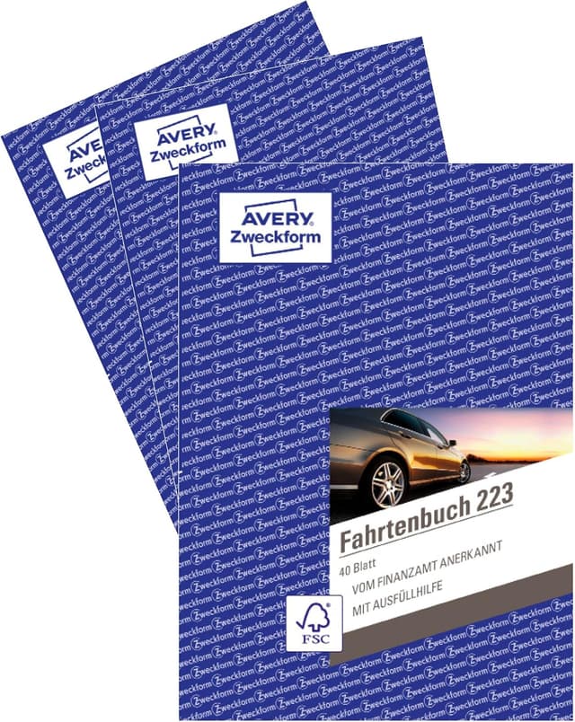 Thumbnail 4 de AVERY Zweckform 222-10 Fahrtenbuch PKW 10er-Pack