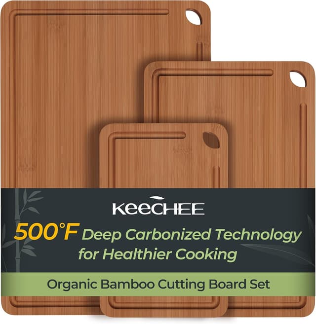 Imagen de Keechee Bamboo Cutting Board ⚙ en OfertitasTOP