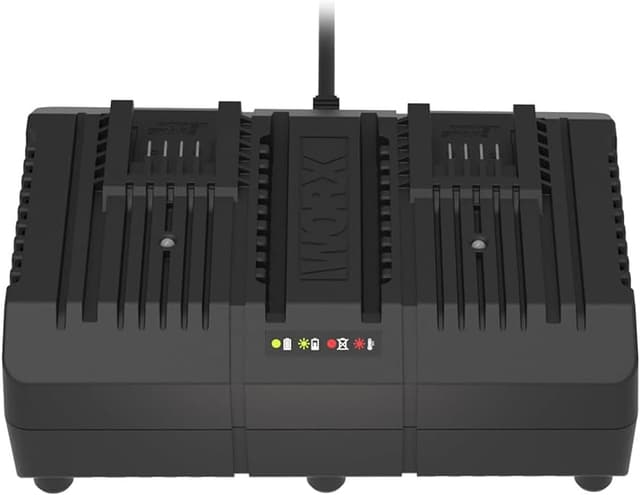 Detalle 2 de WORX WA3883 caricatore 20V doppio rapido con Powershare (2 batterie in contemporanea)