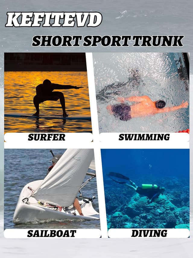 Thumbnail 6 de KEFITEVD YK016 Quick Dry Swimming Shorts