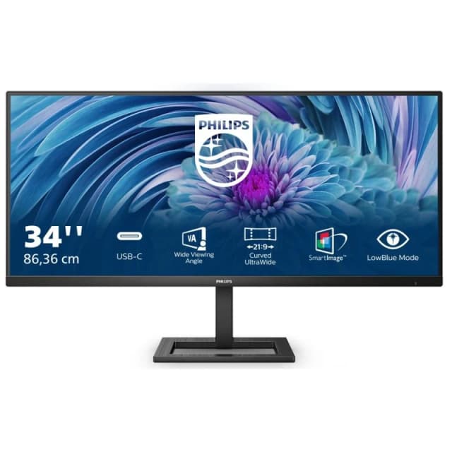 Detalle de Philips E Line 346E2LAE/00 34" UltraWide QHD 100 Hz