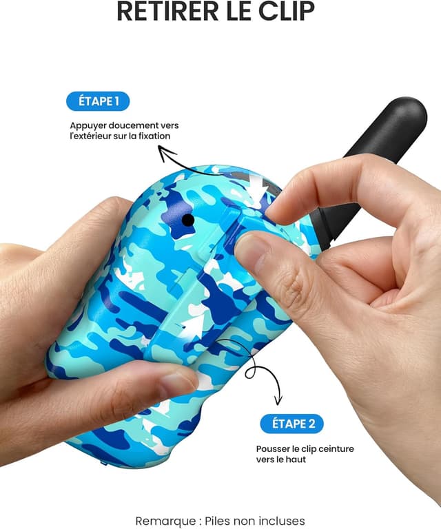 Thumbnail 6 de FOREDOM Walkie Talkies Kinder 3 km Reichweite đĄ