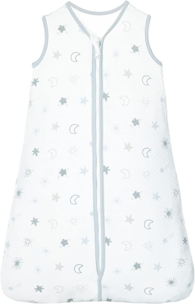 Detalle de Lictin Baby 1.0 Tog Cotton Sleeping Bag (Sleep Sack) with Adjustable Length, White – 18–36 Months