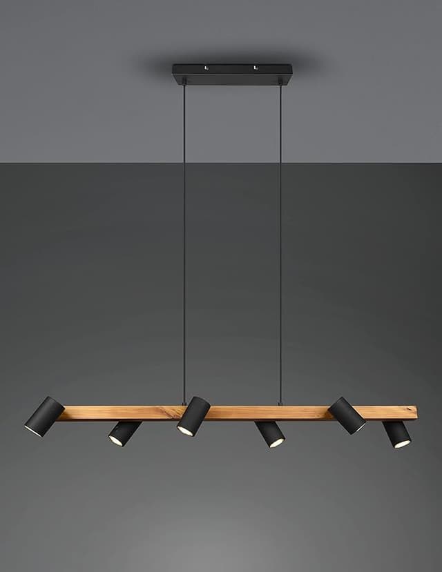 Detalle de Marley Trio colgante 6xGU10, 35 W, A150 cm