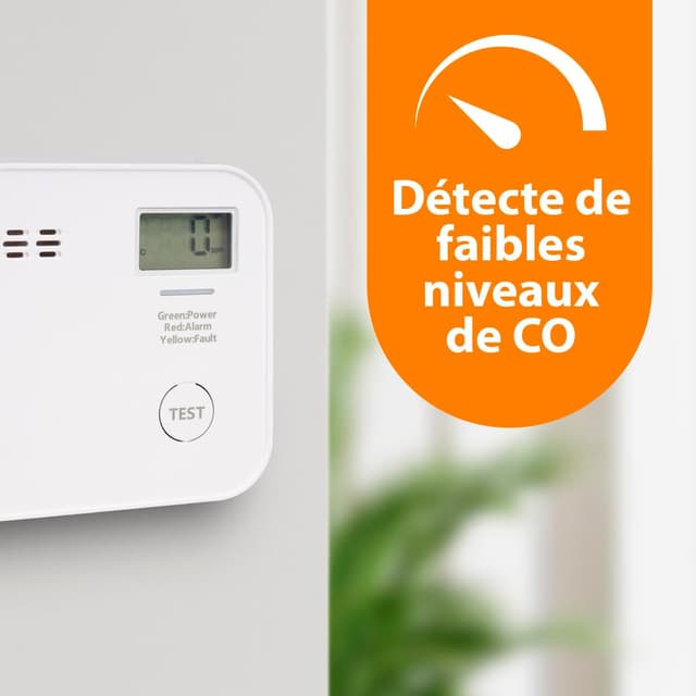 Thumbnail 4 de Smartwares FGA-13091 dĂ©tecteur de CO 10 ans đ