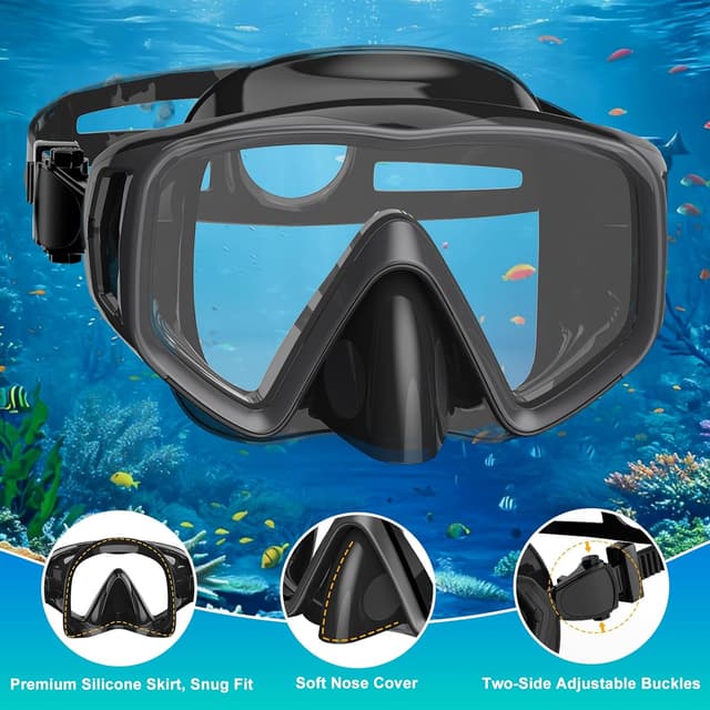 Detalle de Schnorchelset JEMULICE mit Dry-Schnorchel Set