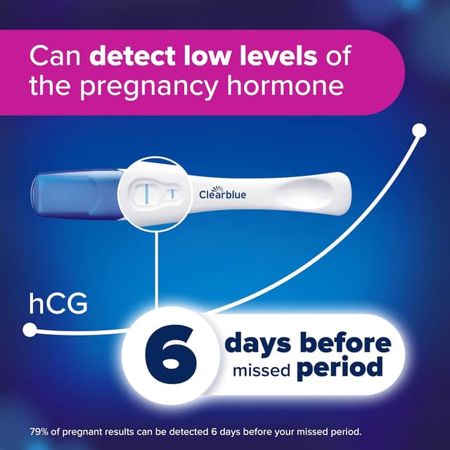 Thumbnail 2 de Clearblue Early Detection Pregnancy Test 6 Days Early 99% Accurate 👶