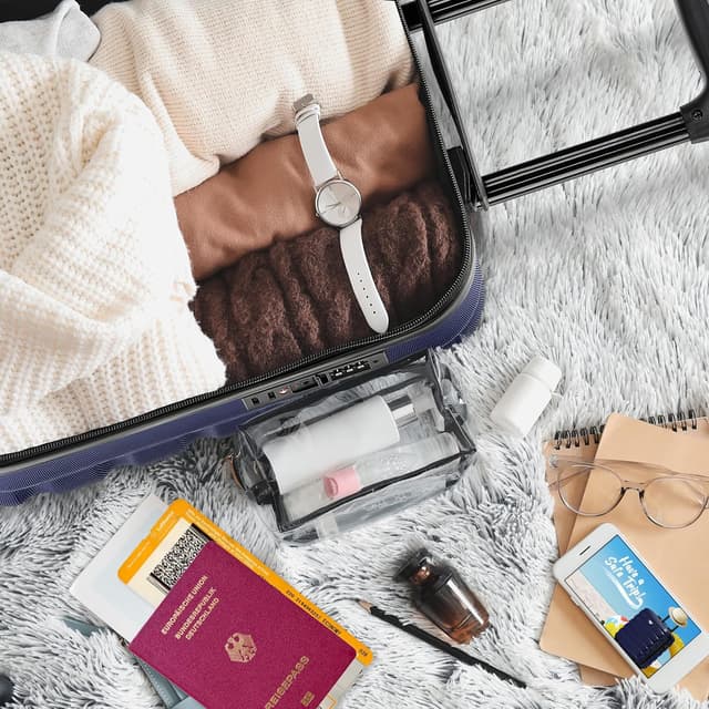 Detalle 2 de Flight Knight Leichtes Handgepäck mit Teleskopgriff, Rollen und Rollenfunktion – 45 x 36 x 20 cm