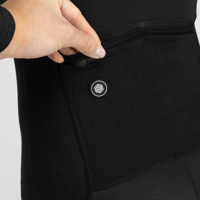 Detalle 2 de Siroko Delta culote largo térmico gravel