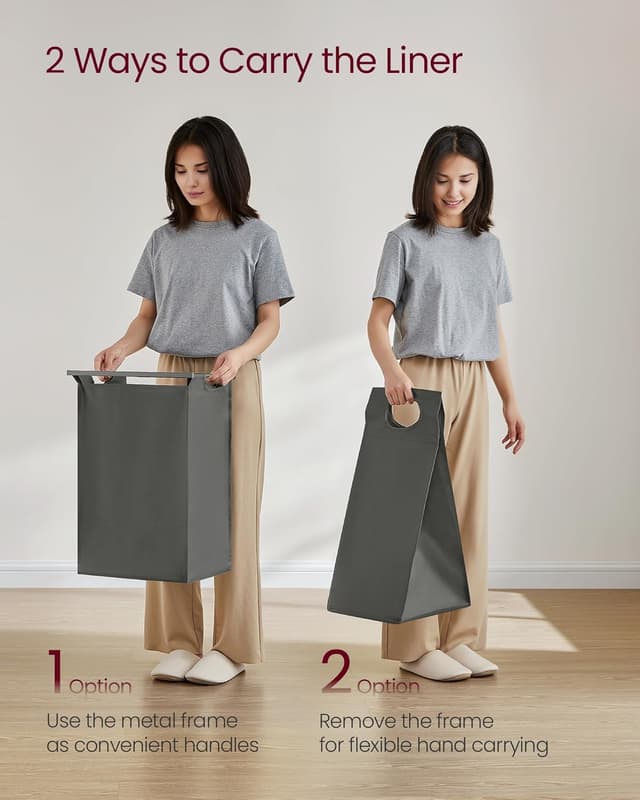 Thumbnail 6 de Laundry basket with shelf 47 L