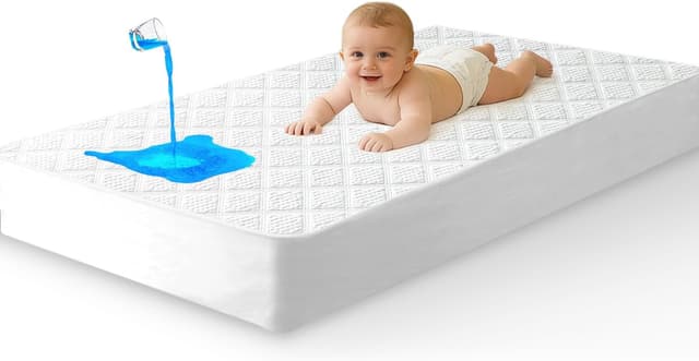 Detalle de Bamboo Viscose Cot Bed Mattress Protector 70 x 140 cm