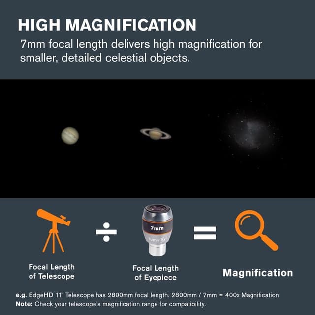 Thumbnail 4 de Celestron 93430 Luminos 7 mm eyepiece ðŸ”