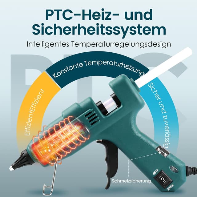 Detalle 2 de MAXDONE Heißklebepistole mit 11 mm Spitze