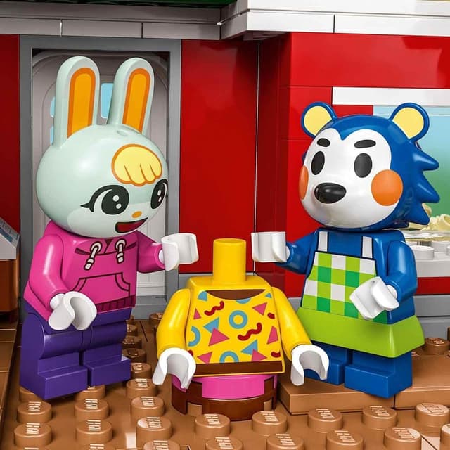 Detalle 2 de LEGO Animal Crossing 77055 La Sartoria delle Sorelle Ago e Filo – gioco creativo con negozio e personaggi
