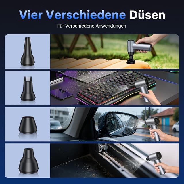 Thumbnail 6 de Solareye Druckluft Compressed Air Duster 7500mAh