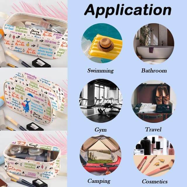 Thumbnail 6 de Mary Poppins Musical Tote Bag (merch with quote) – 33 x 22 cm polyester everyday carry