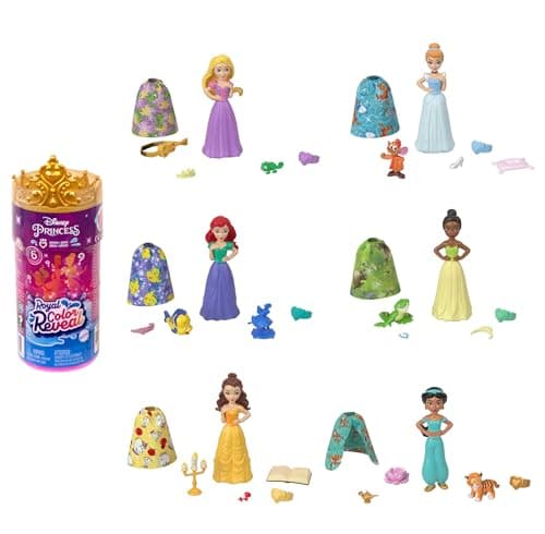 Detalle de Mattel Disney Princess Minis Color Reveal HMB69 🎎