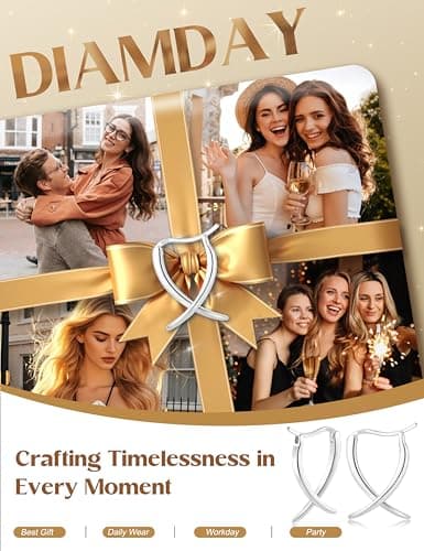 Detalle 2 de Diamday Pendientes Stud Plata 925