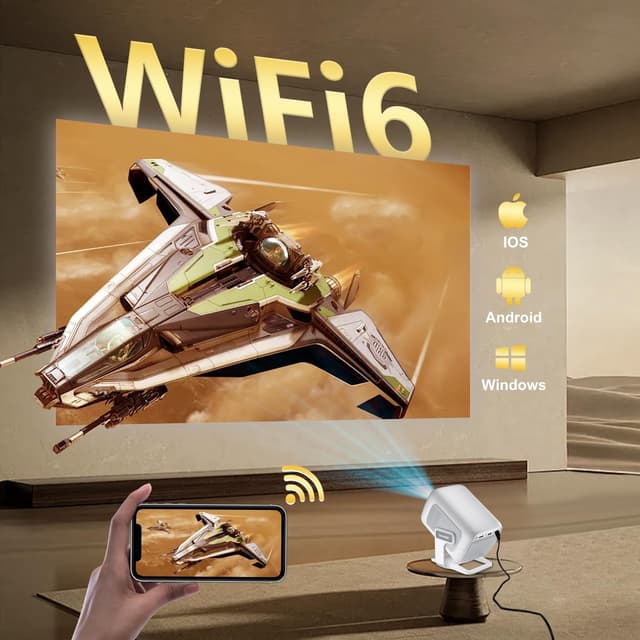 Detalle 1 de Salange Smart Mini Beamer mit 0,8:1