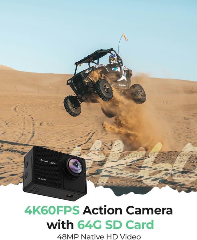 Thumbnail 2 de Yolansin 4K Action Camera 64GB