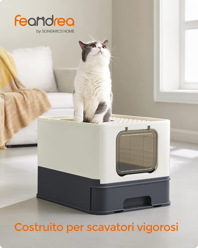 Thumbnail 1 de FEANDREA PPT001W01 Casetta lettiera 50x40 cm