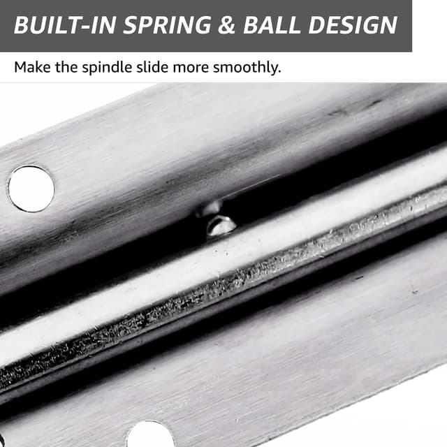 Detalle 1 de JelKen 2 Pack Door Lock Bolts (4 inch / 100mm) – 304 Stainless Steel Latch Bolts with Screws