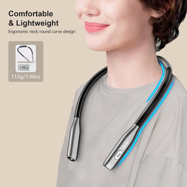 Detalle de Gritin Collo Lampada Luce da Lettura Ricaricabile LED per libri, 3 temperature e dimmer