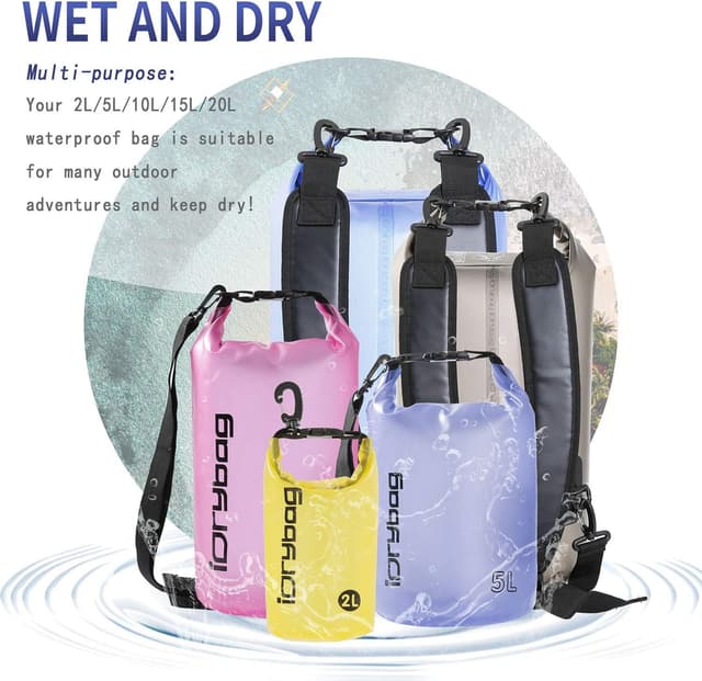 Detalle 2 de IDRYBAG Clear Dry Bag Waterproof 5L