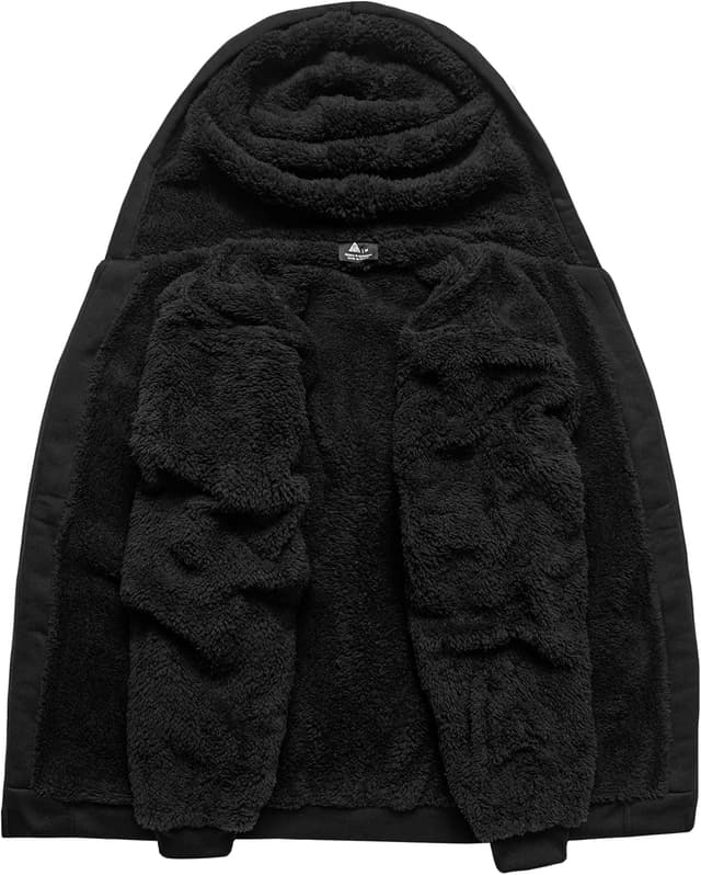 Thumbnail 1 de SCODI Heavyweight Full-Zip Sherpa Hoodie