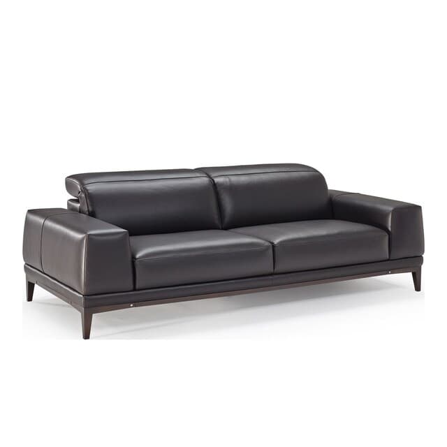 Detalle 2 de Natuzzi Italia Borghese sofá 3 plazas marrón 3 plazas