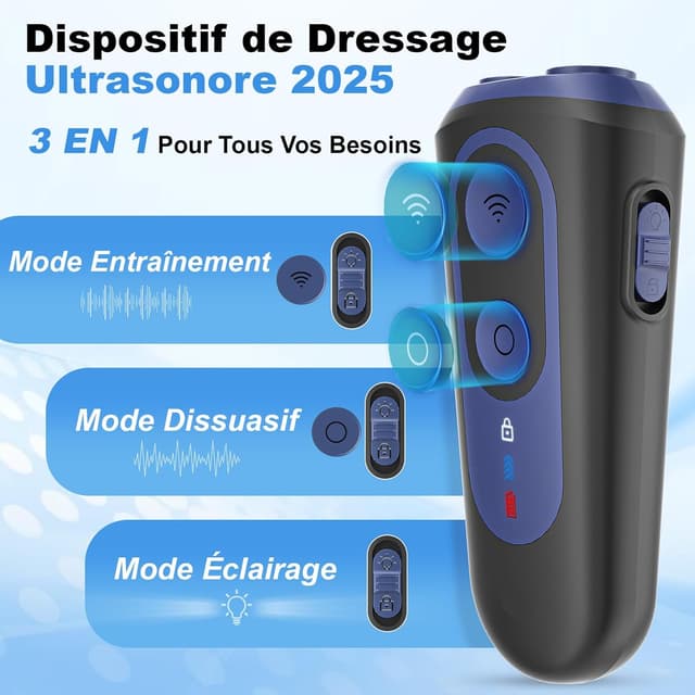 Thumbnail 2 de Anti Aboiement Chien Ultrason 15 m, 3 modes