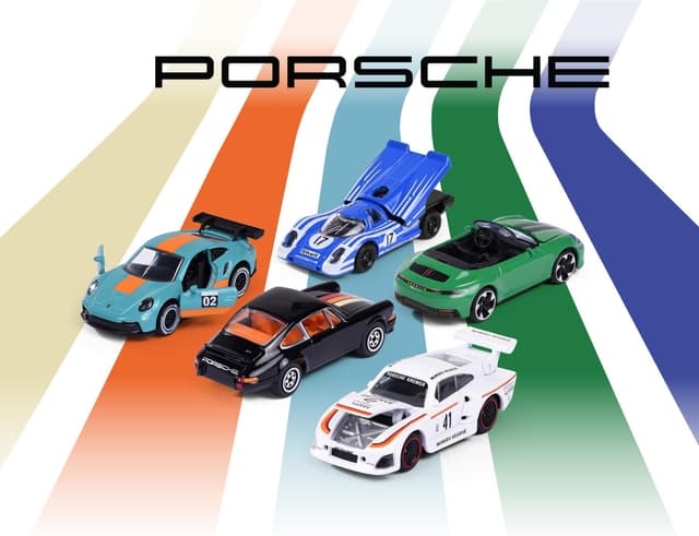 Thumbnail 4 de Majorette Porsche 5 Pieces Giftpack 8502105002S06, set di 5 modellini in metallo die-cast