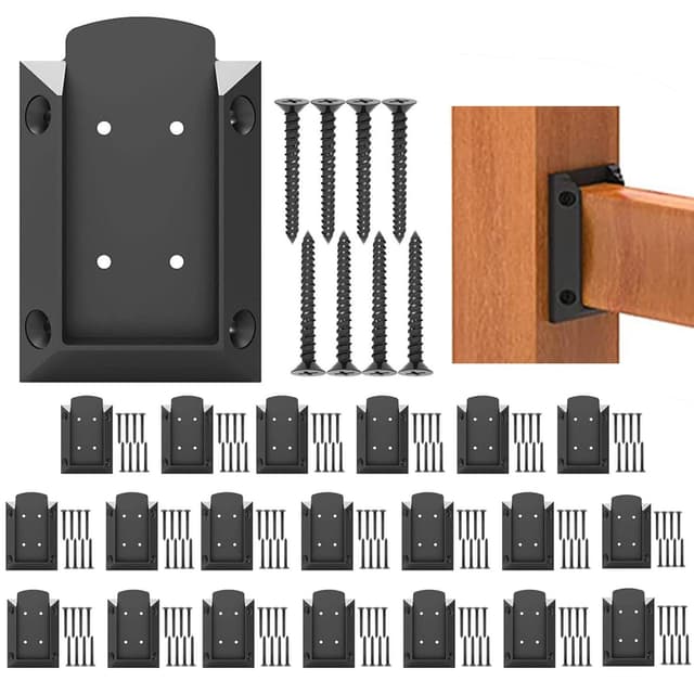 Detalle de Deck Railing Brackets Connectors 20pcs for 2"x4" timber ðŸ›