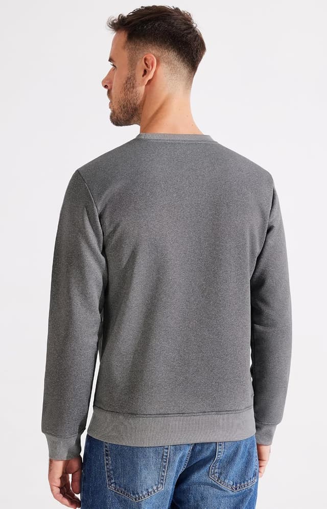 Thumbnail 1 de Felpa girocollo in pile Sherpa uomo caldo