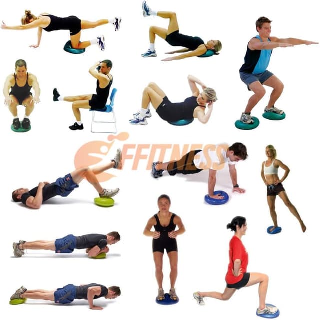 Detalle 2 de Gym Balance Disc cuscino propriocettivo 34 cm 🧘