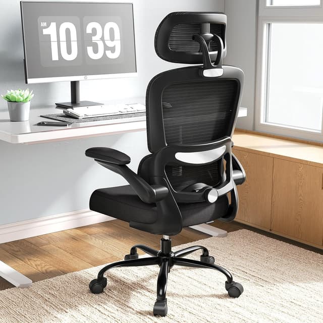 Detalle de TRALT Bürostuhl Ergonomie Lordosenstütze 150 kg