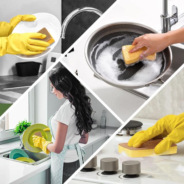 Thumbnail 4 de Eco Sponge 8 Pack compostable dish sponges 🧽