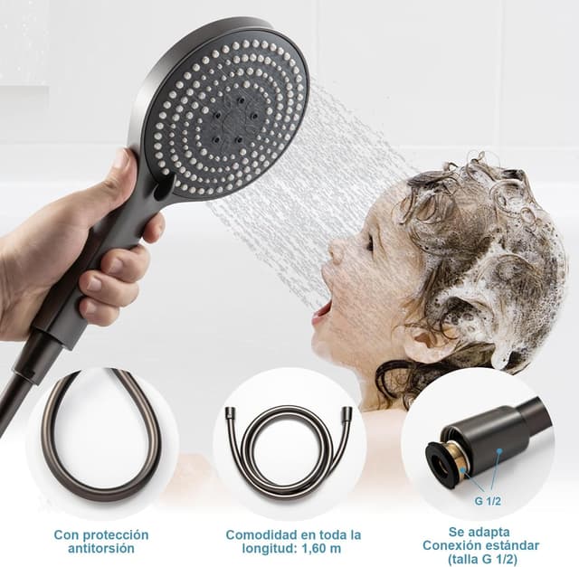 Thumbnail 1 de OFFO Alcachofa de Ducha 130 mm con 6 modos