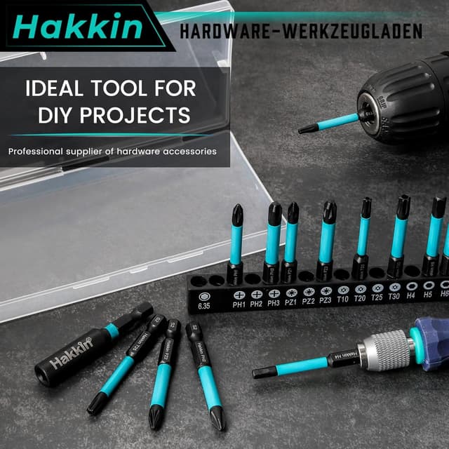 Detalle de Hakkin Torx Bits Set T10 bis T30 15-tlg