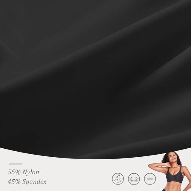 Detalle de Vinfact Seidig Glatter Still-BH Damen ohne Bügel – nahtloser Schwangerschafts- und Still-BH mit BH-Verlängerungen