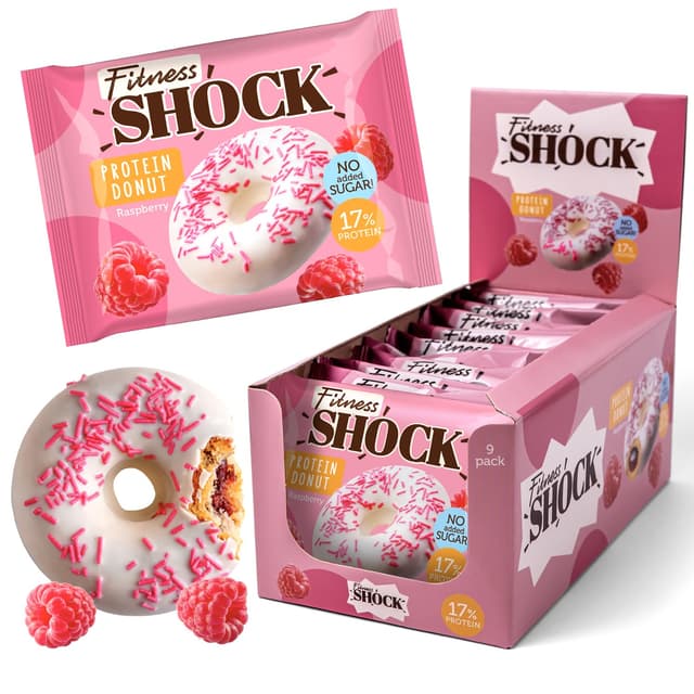 Detalle de FitnesSHOCK Protein Donut 12 g Eiweiß