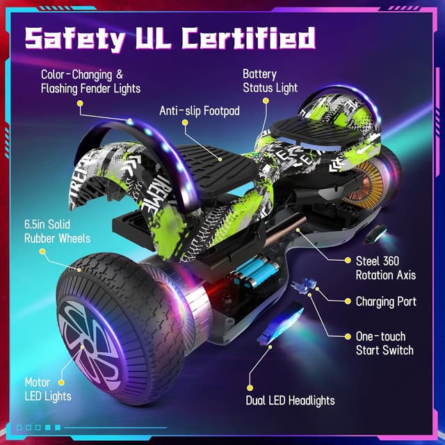 Thumbnail 1 de SISIGAD Self-balancing Hoverboard