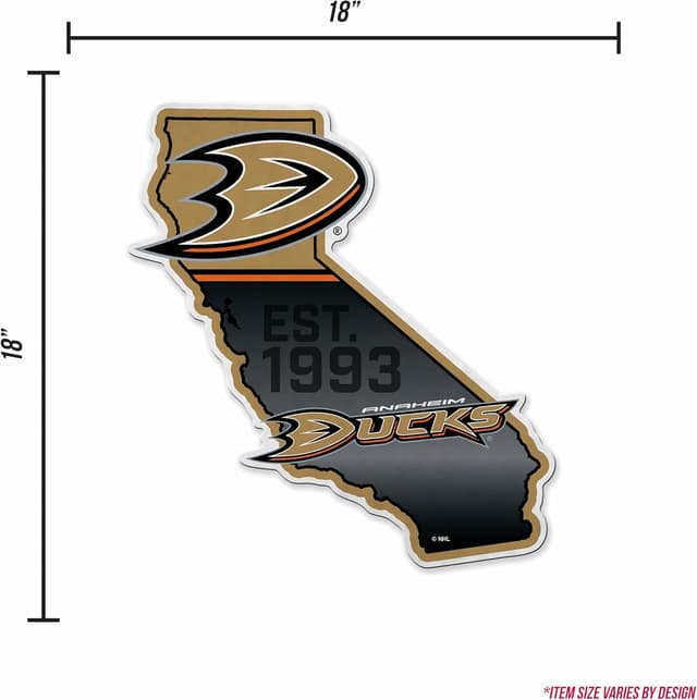 Detalle de NHL Rico Industries Pennant Shape Cut Pennant (Soft Felt, EZ to Hang) for Home & Living Room Décor