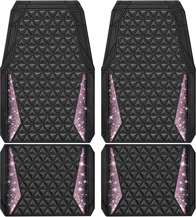 Imagen de CAR PASS Bling Rubber Car Mats, Universal 1 en OfertitasTOP